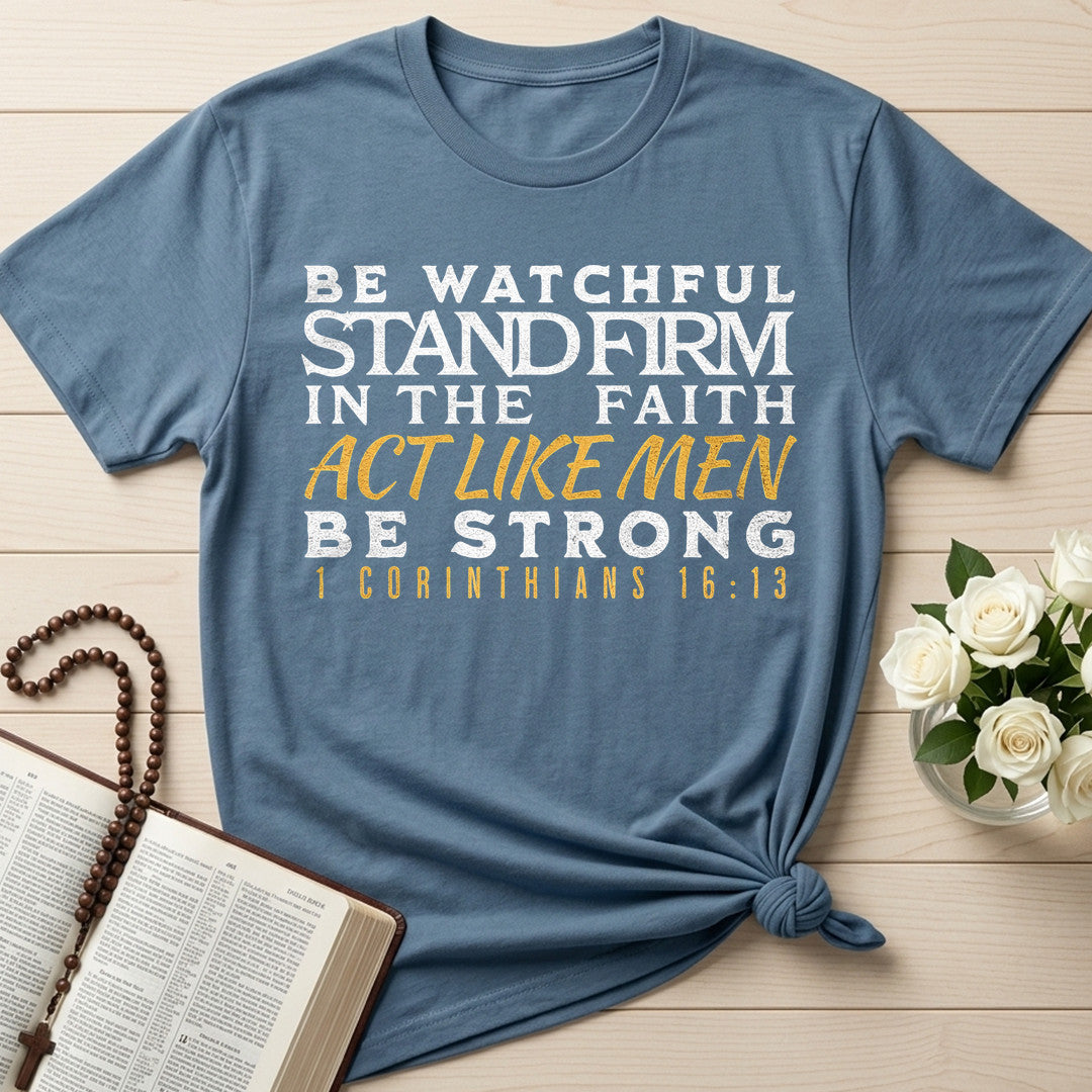 Be Watchful Stand Firm In The Faith Act Like Men Be Strong 1 Corinthians 16.13 01