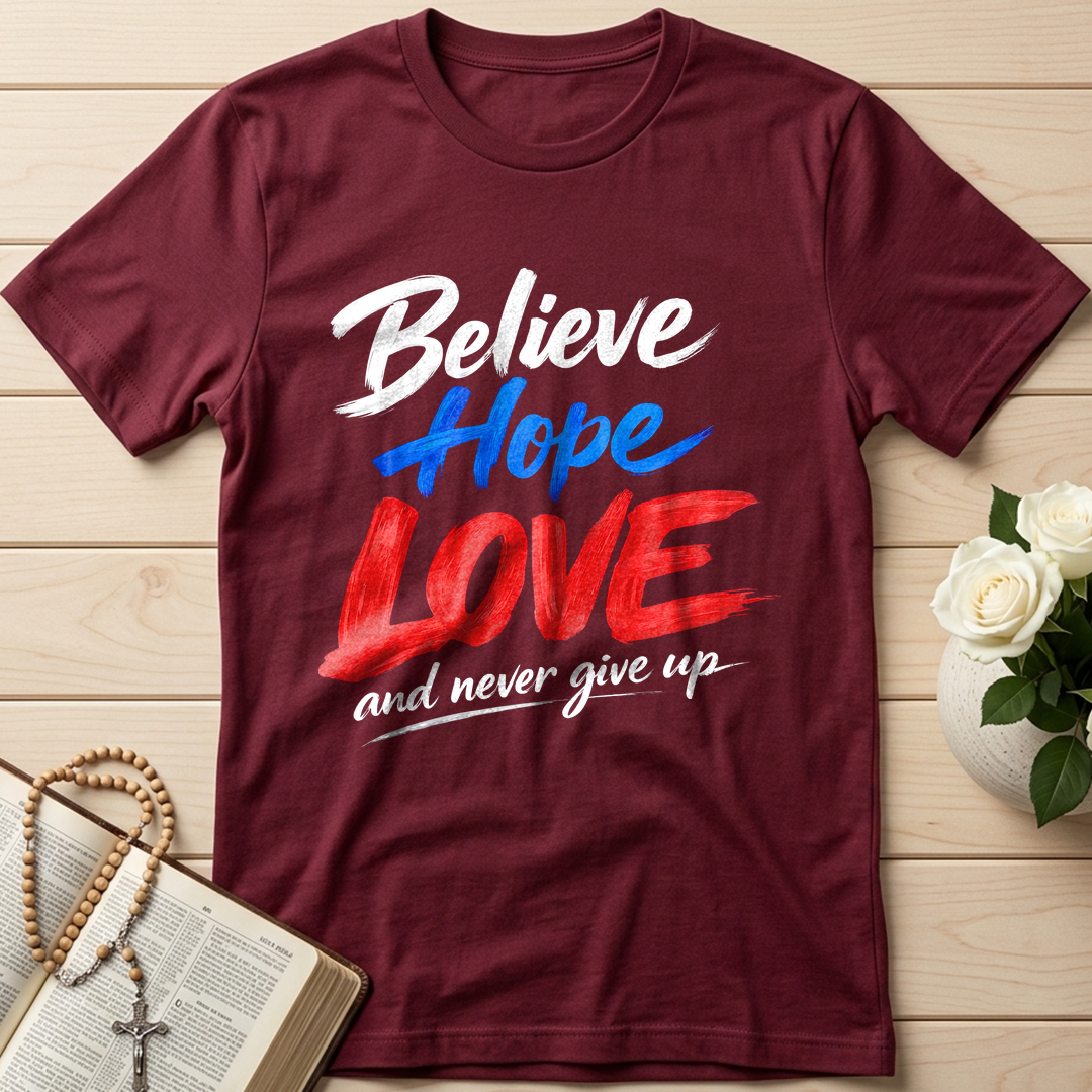 Believe Hope Love And Never Give Up 01
