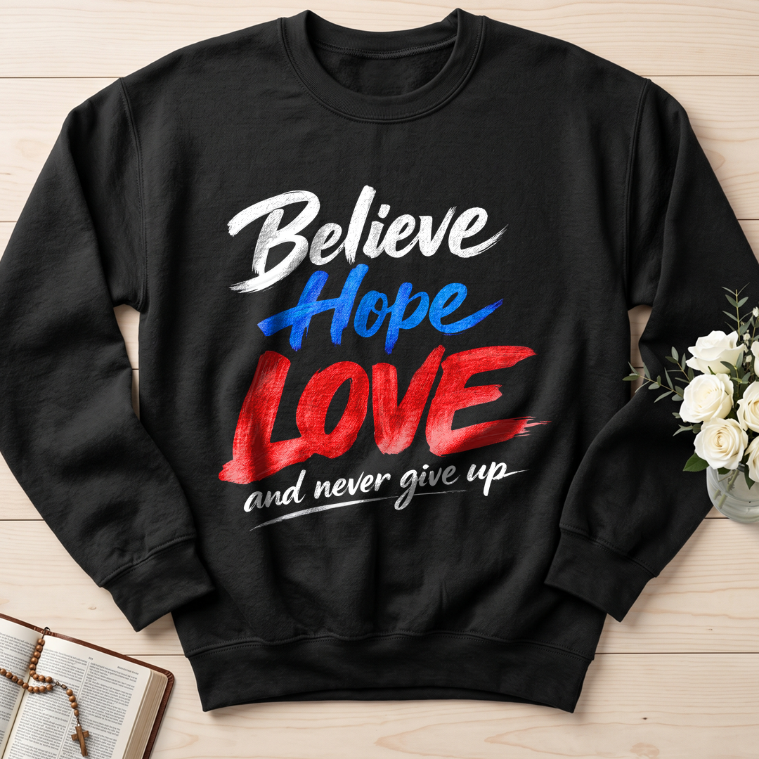 Believe Hope Love And Never Give Up 01