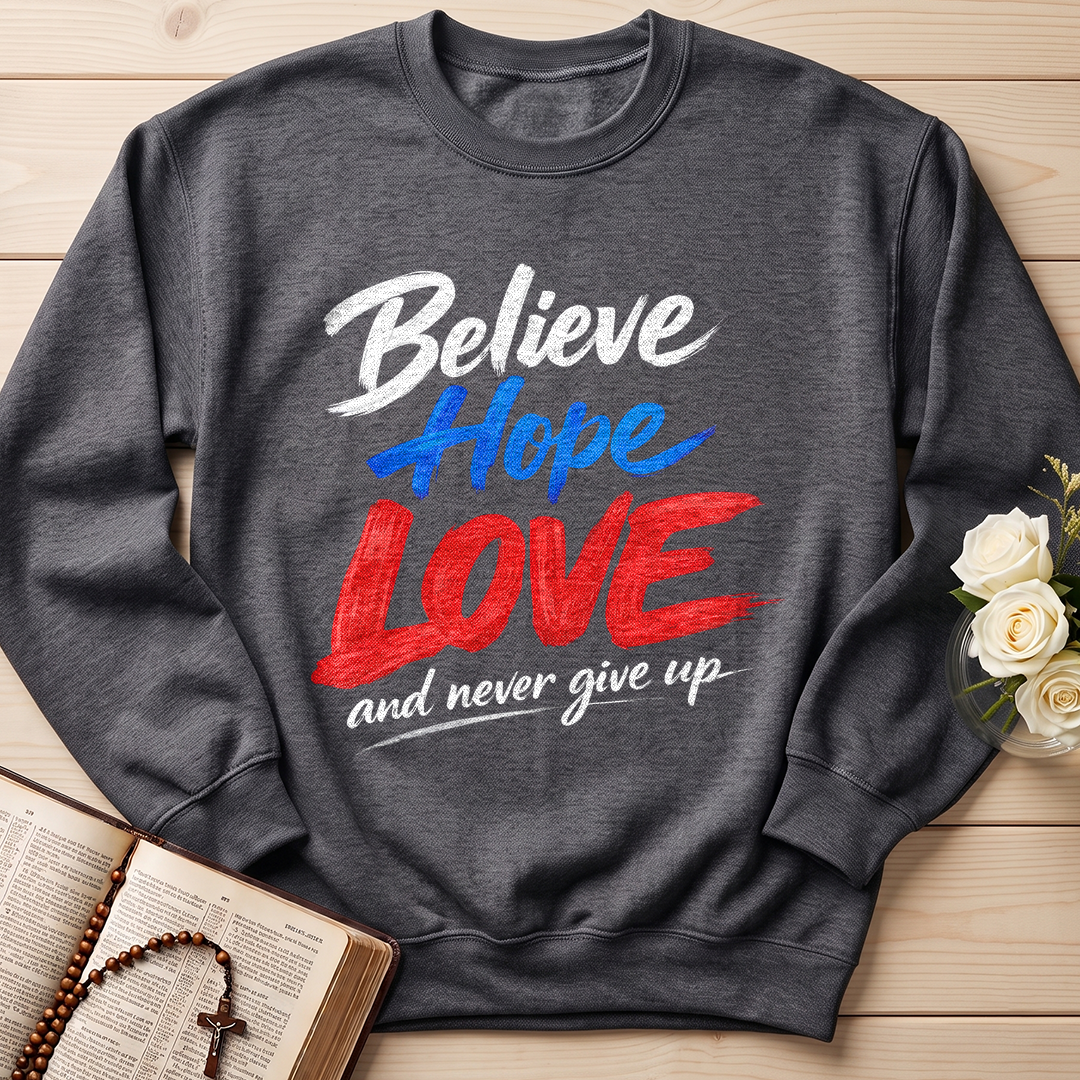 Believe Hope Love And Never Give Up 01