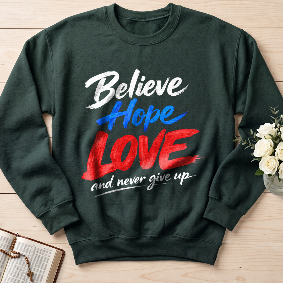 Believe Hope Love And Never Give Up 01