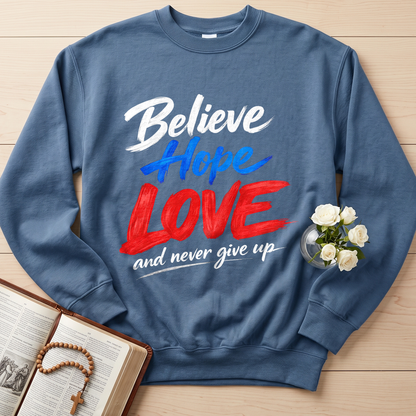 Believe Hope Love And Never Give Up 01