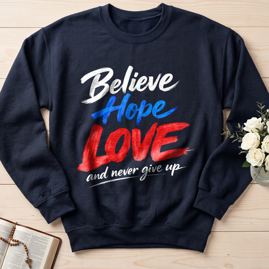 Believe Hope Love And Never Give Up 01