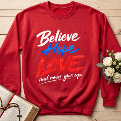Believe Hope Love And Never Give Up 01