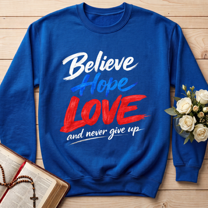 Believe Hope Love And Never Give Up 01