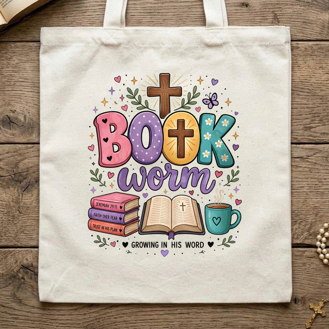 Book Worm Growing In His Word 01