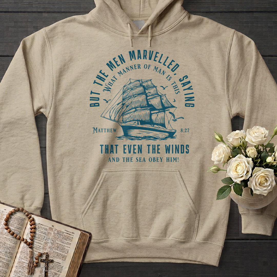 But The Men Marvelled Saying What Manner Of Man Is This That Even The Winds And The Sea Obey Him Matthew 8.27 01