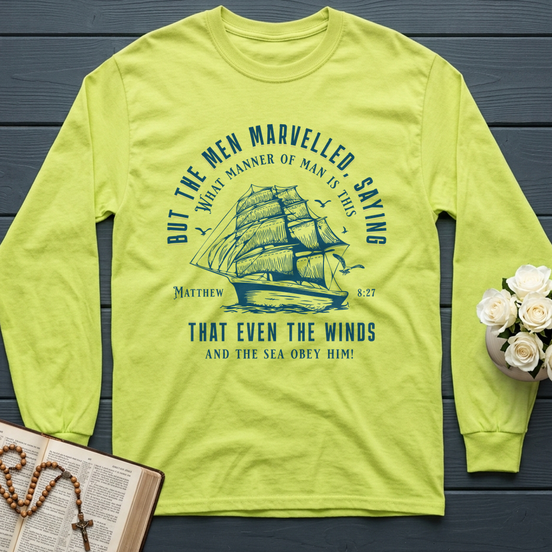 But The Men Marvelled Saying What Manner Of Man Is This That Even The Winds And The Sea Obey Him Matthew 8.27 01