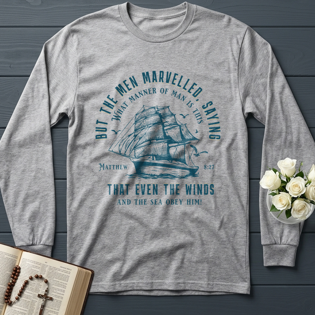 But The Men Marvelled Saying What Manner Of Man Is This That Even The Winds And The Sea Obey Him Matthew 8.27 01