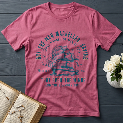 But The Men Marvelled Saying What Manner Of Man Is This That Even The Winds And The Sea Obey Him Matthew 8.27 01