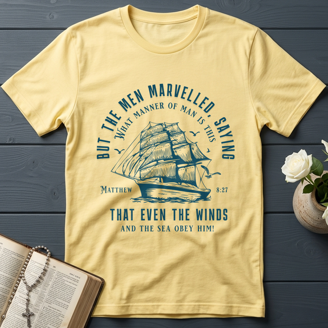 But The Men Marvelled Saying What Manner Of Man Is This That Even The Winds And The Sea Obey Him Matthew 8.27 01