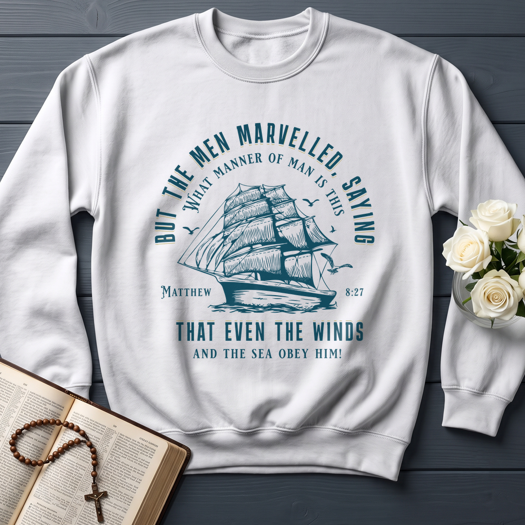 But The Men Marvelled Saying What Manner Of Man Is This That Even The Winds And The Sea Obey Him Matthew 8.27 01