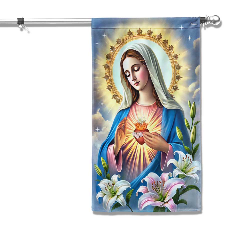 Immaculate Conception Virgin Mary Blessed Virgin Mary Flag