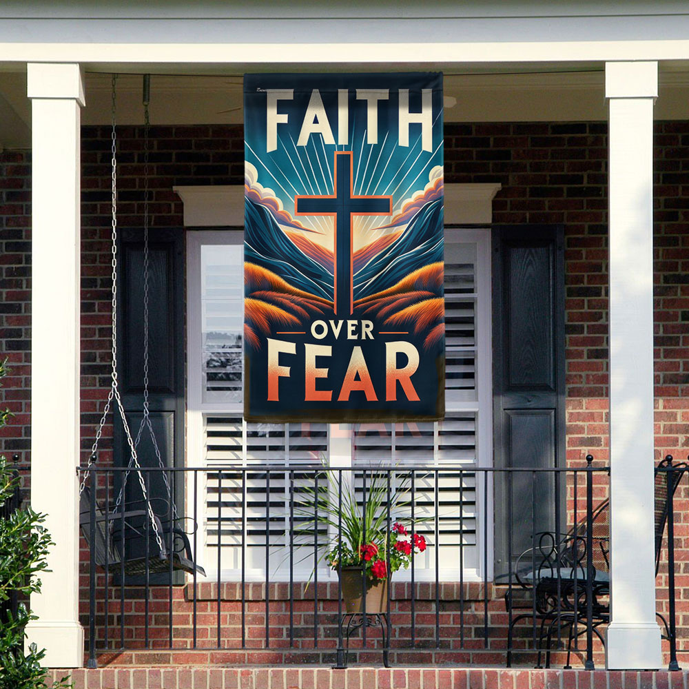 FLAGWIX  Faith Over Fear Flag