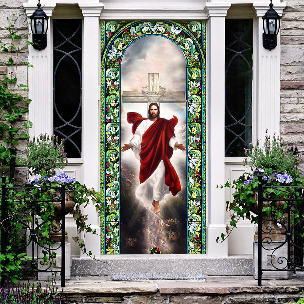 Jesus Christian Door Cover