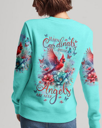 When Cardinals Appear Angels Are Near Sweatshirt 3