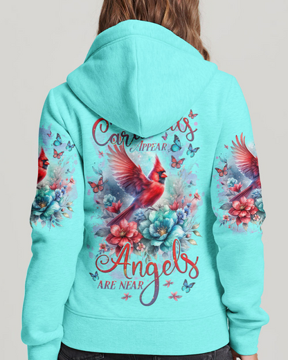 When Cardinals Appear Angels Are Near Hoodie 3