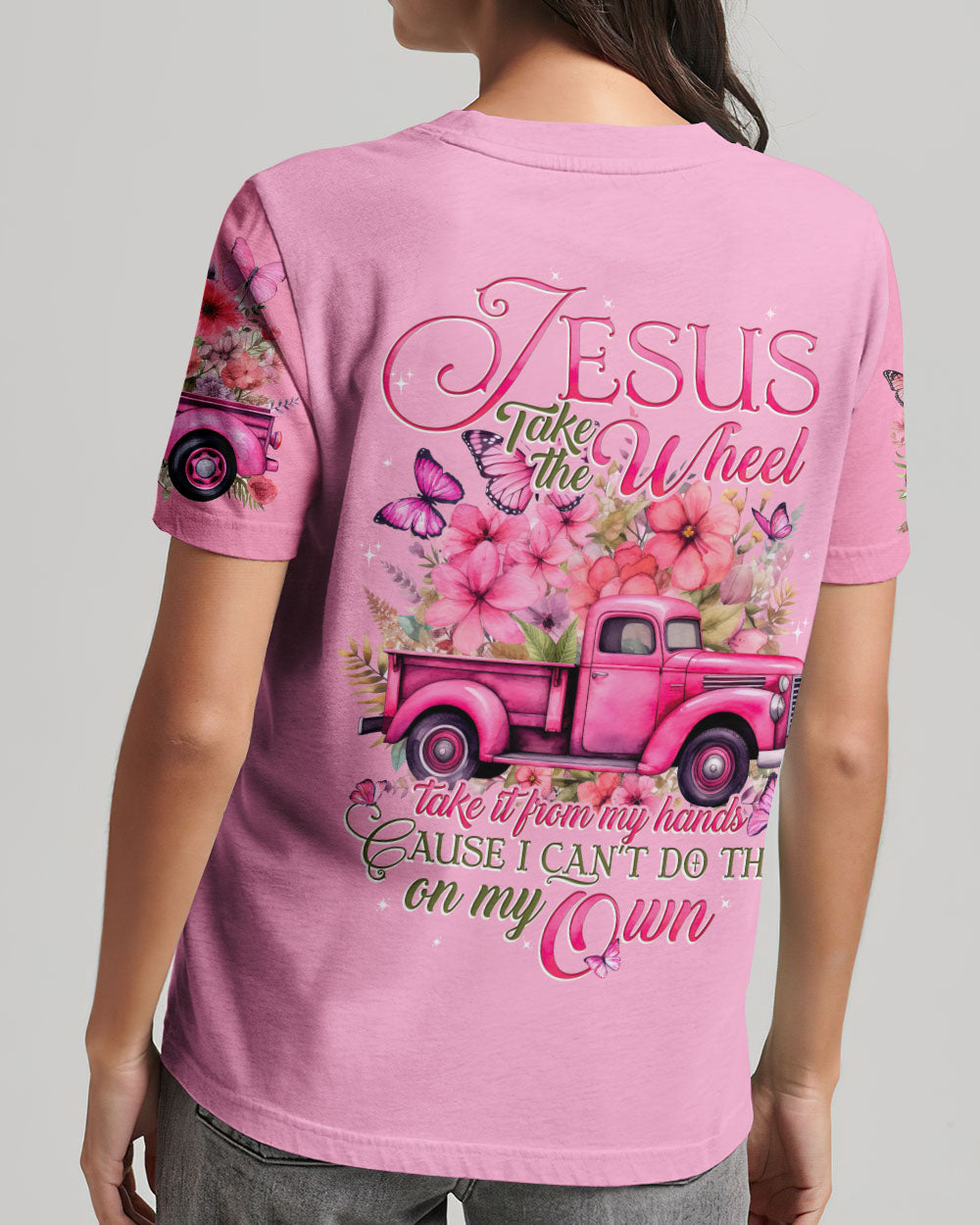 Jesus Take The Wheel T-Shirt 23