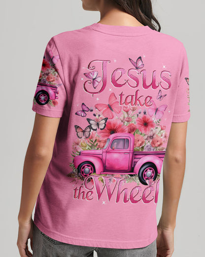 Jesus Take The Wheel Women's All Over Print Tshirt 1