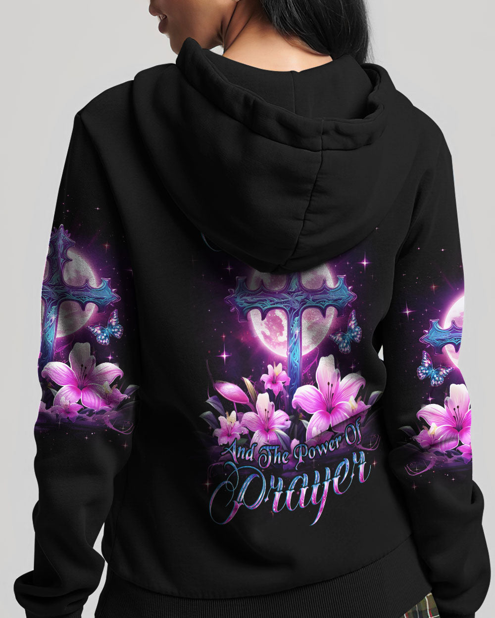 I Believe In God Women's All Over Print Hoodie