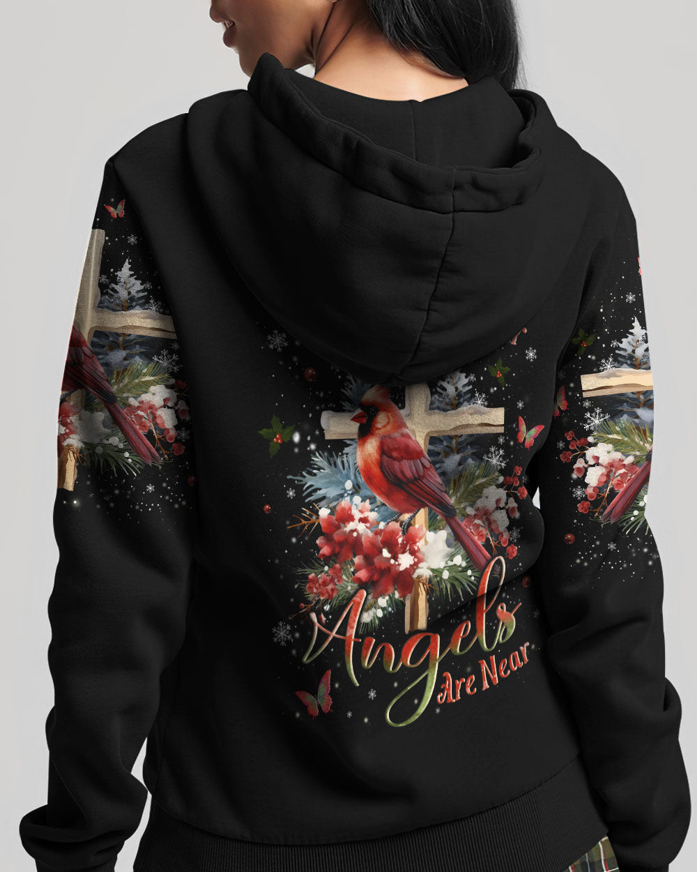 When Cardinals Appear Angels Are Near Christmas Hoodie 4