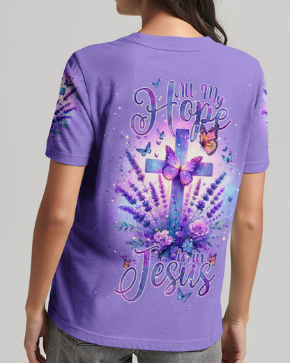 All My Hope Is In Jesus Lavender T-Shirt