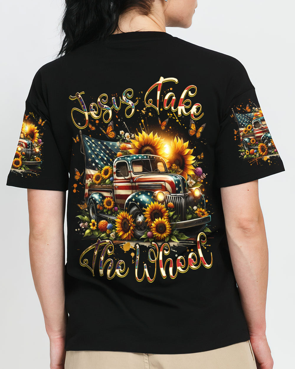 Jesus Take The Wheel T-Shirt 15