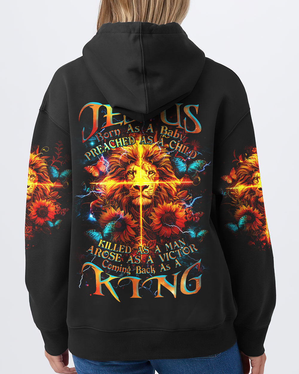 Coming Back As A King Women's All Over Print Hoodie