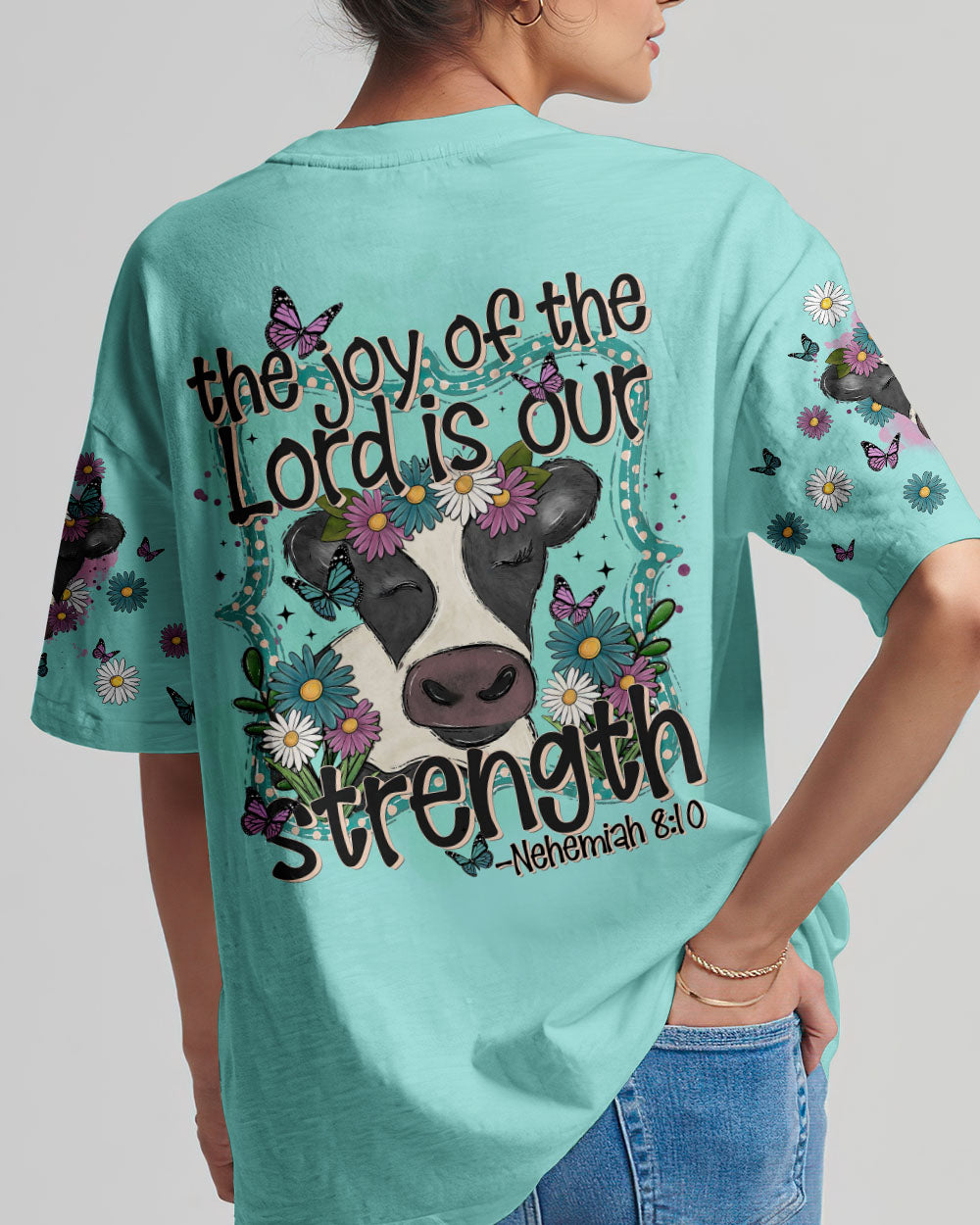 The Joy Of The Lord Cow T-Shirt