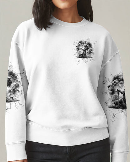 A Child Of God A Woman Of Faith Women's All Over Print Sweatshirt