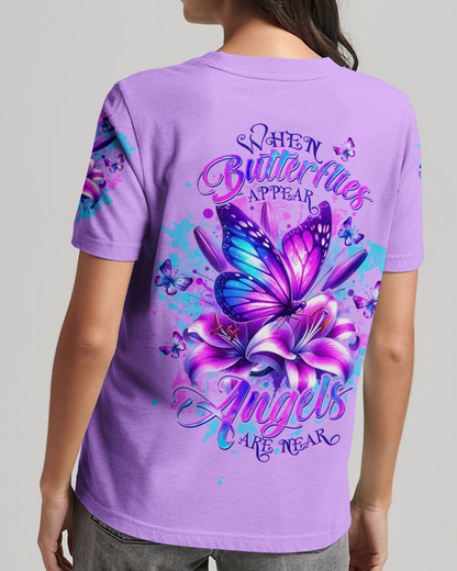 When Butterflies Appear Angels Are Near T-Shirt