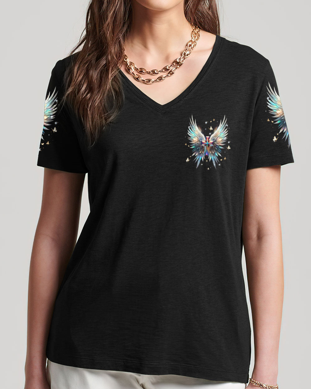 Under His Wings You Will Find Refuge T-Shirt