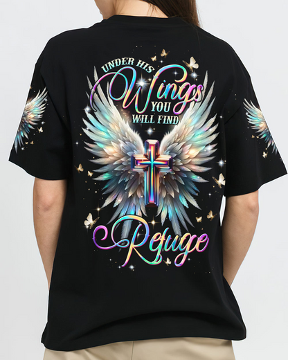 Under His Wings You Will Find Refuge T-Shirt