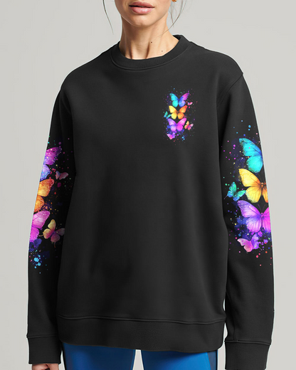 Faith Hope Love Butterflies Sweatshirt