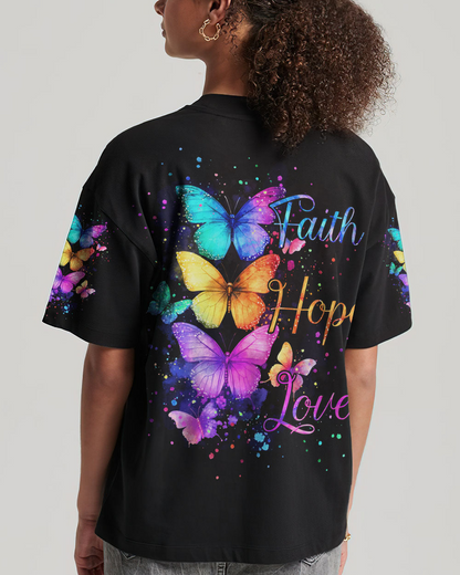 Faith Hope Love Butterflies T-Shirt