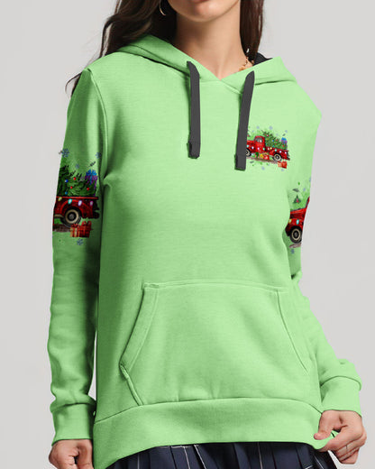 Jesus Take The Wheel Christmas Women's All Over Print Hoodie 3