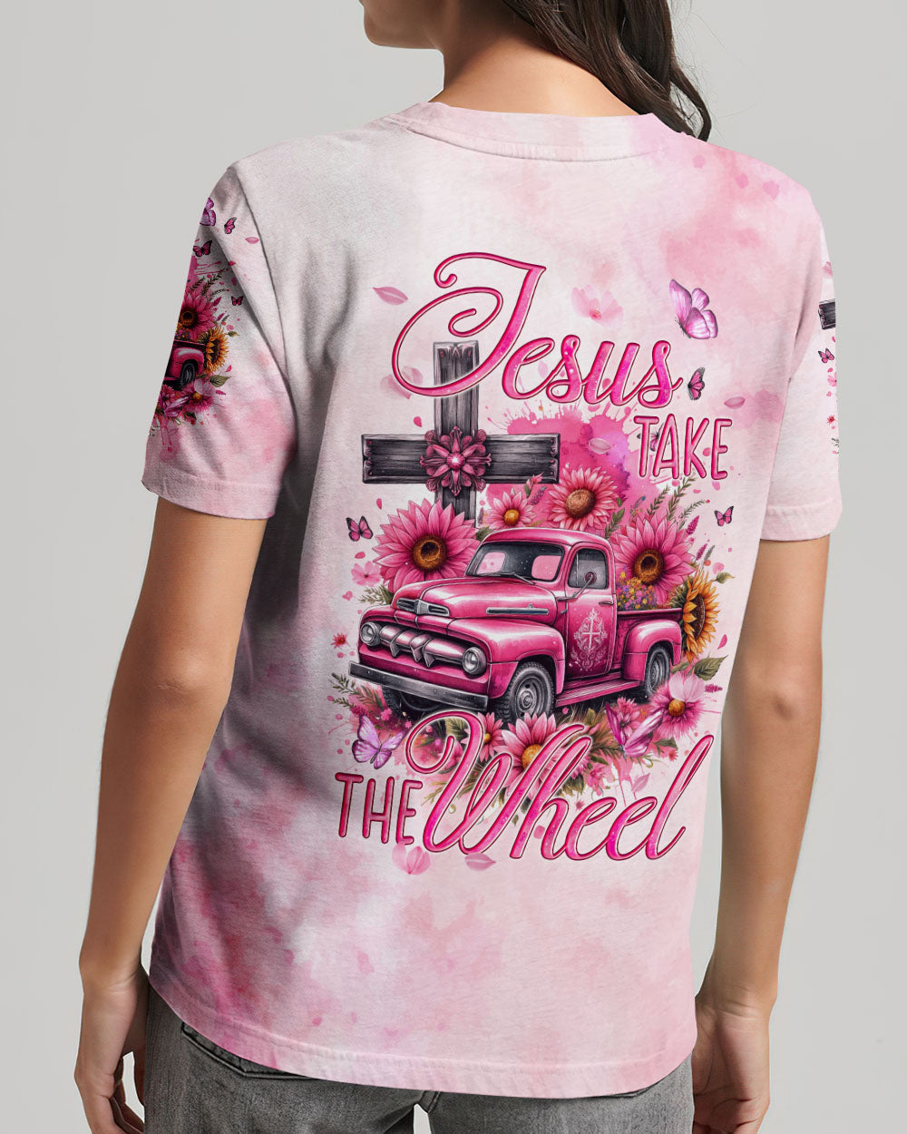 Jesus Take The Wheel T-Shirt 19