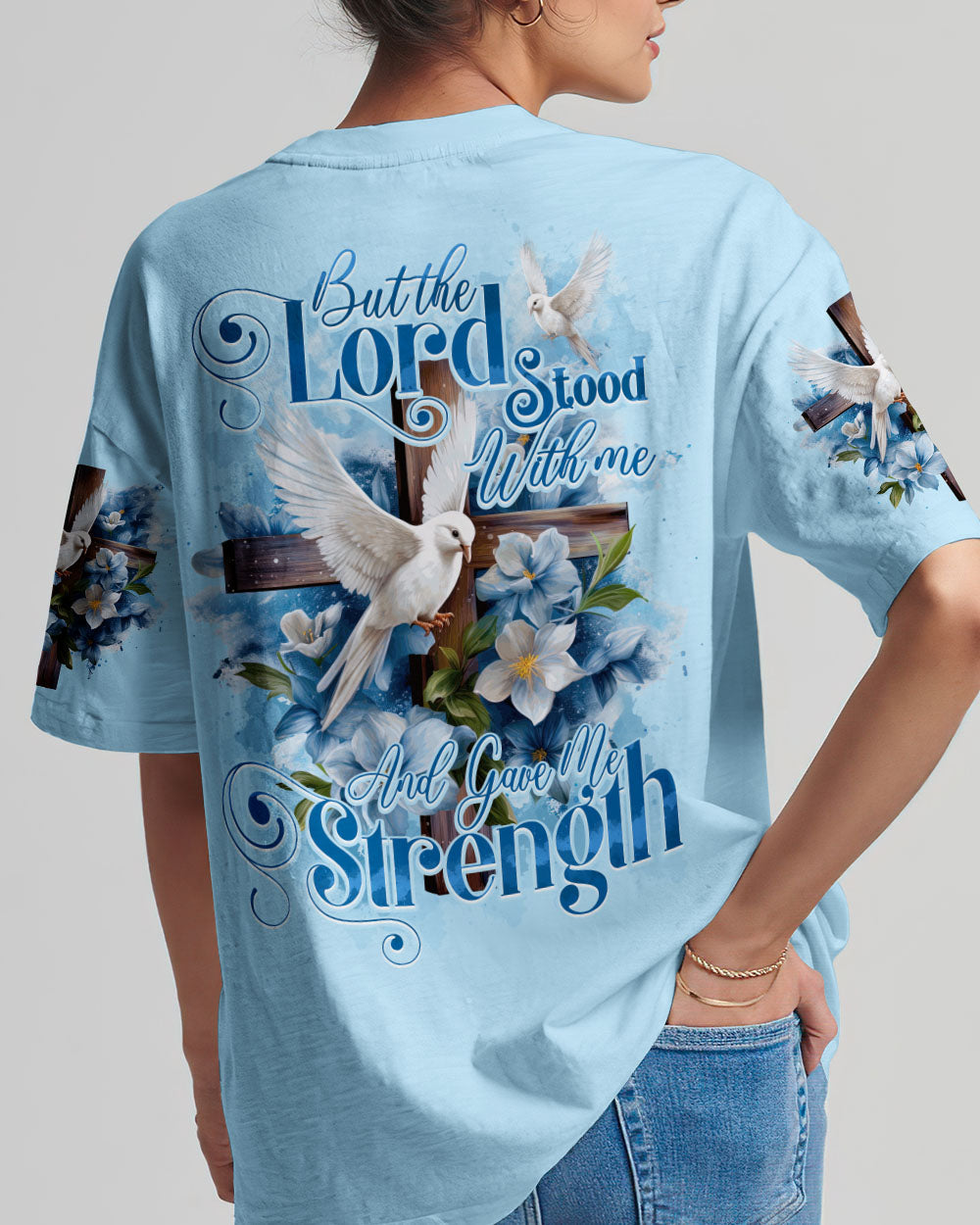 Lord Stood With Me Women's All Over Print Tshirt