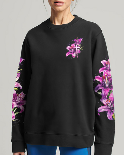 Way Maker Miracle Worker Lilies Sweatshirt