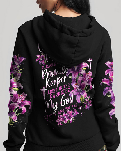 Way Maker Miracle Worker Lilies Hoodie