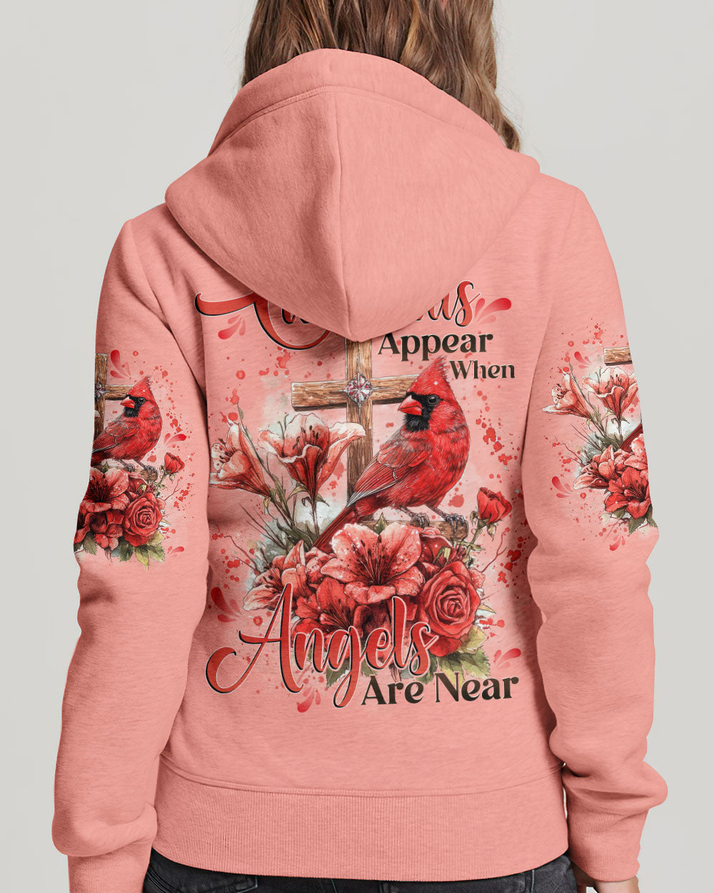 When Cardinals Appear Angels Are Near Hoodie 2