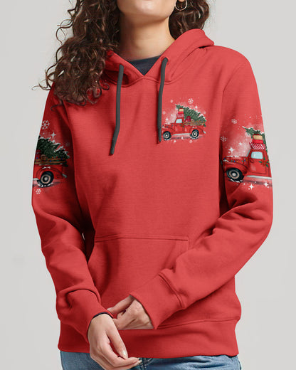 Jesus Take The Wheel Christmas Women's All Over Print Hoodie 7