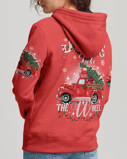 Jesus Take The Wheel Christmas Women's All Over Print Hoodie 7