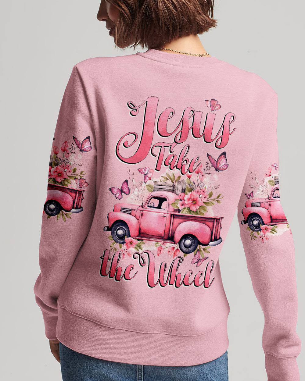 Jesus Take The Wheel Sweatshirt 11