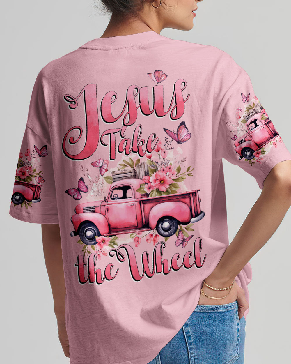 Jesus Take The Wheel T-Shirt 11