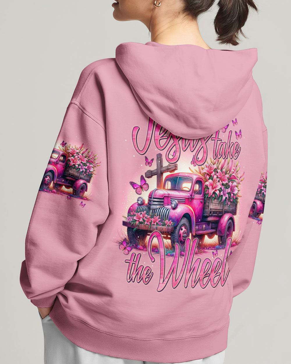 Jesus Take The Wheel Hoodie 17