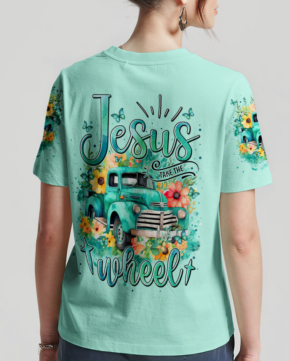 Jesus Take The Wheel T-Shirt 20