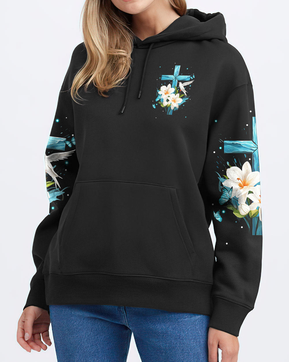 Jesus Dropped The Charges Women's All Over Print Hoodie