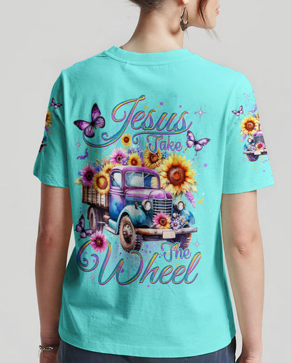 Jesus Take The Wheel Women's All Over Print Tshirt 5