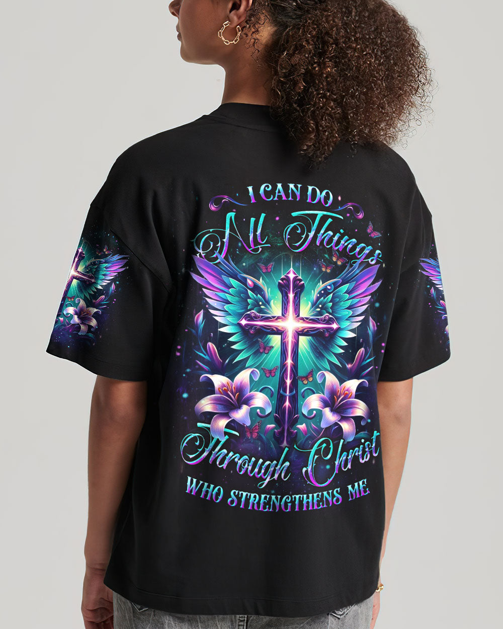 I Can Do All Things Wings T-Shirt 2